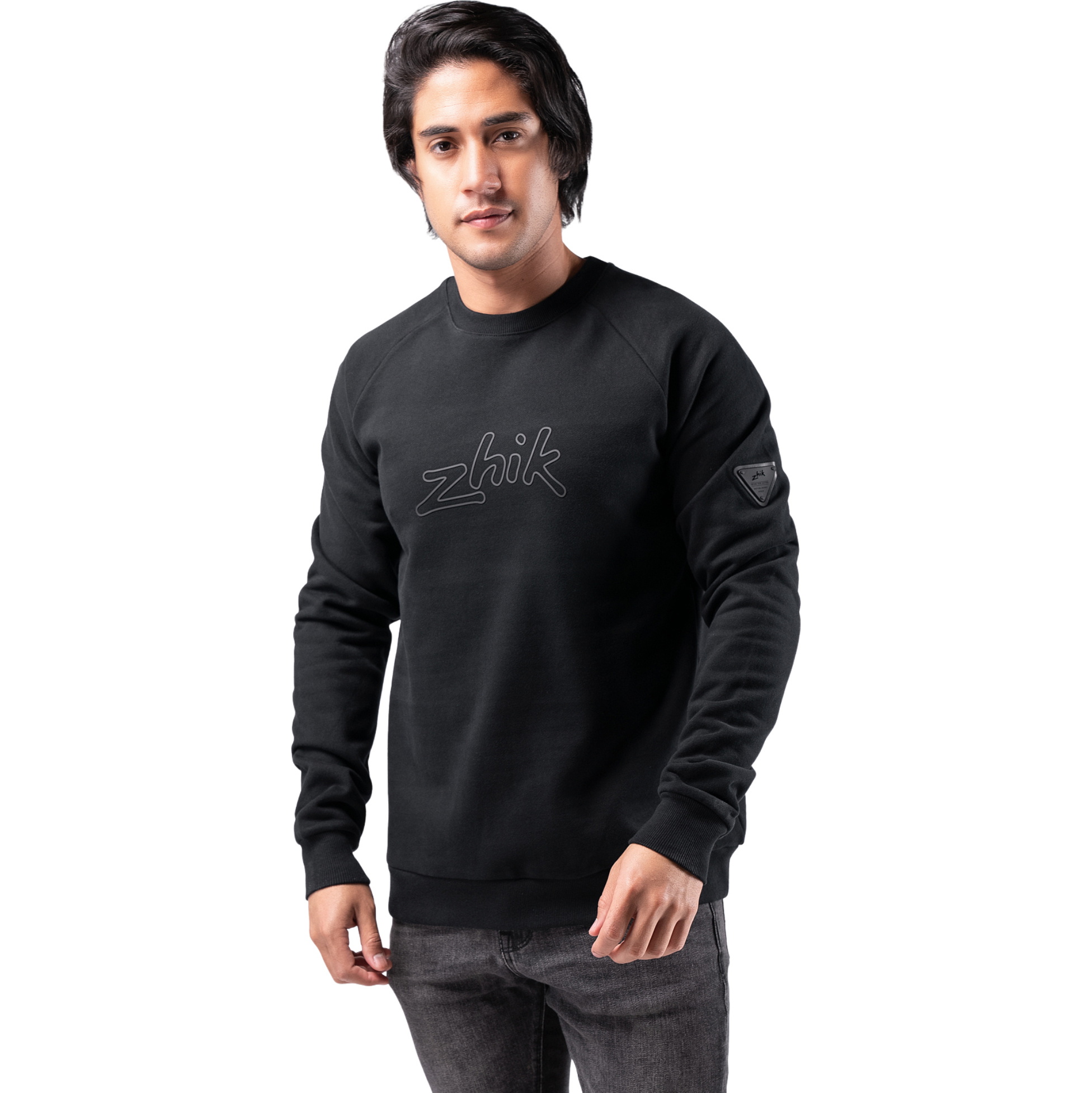 2026 Zhik M&auml;nner Pullover SWT-0021-M-BLK - Black